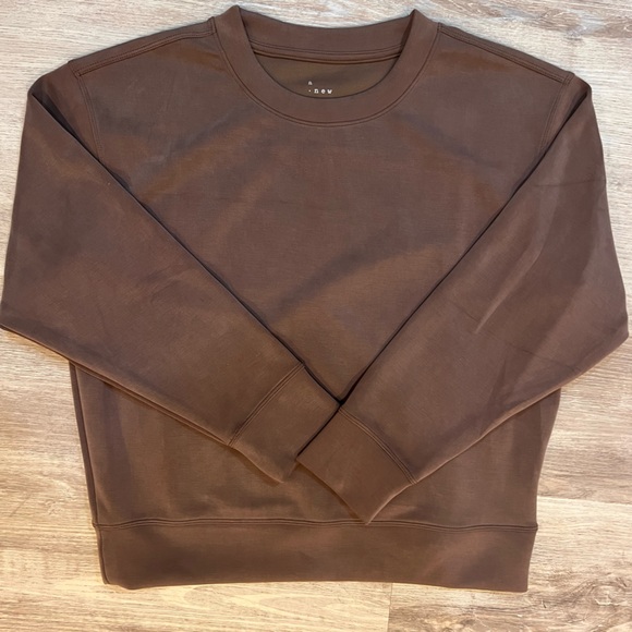 A New Day Sandwash Pullover Sweatshirt, XS - Picture 2 of 11